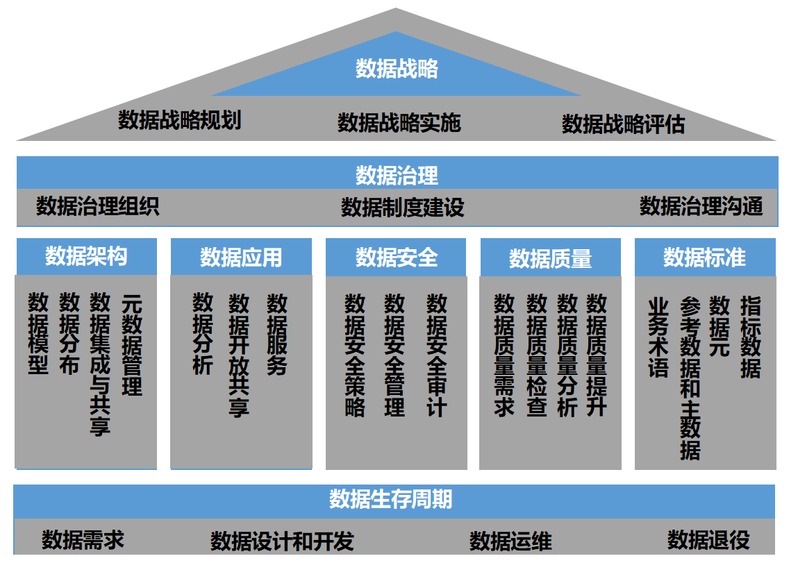 DCMM评估的 8个能力域